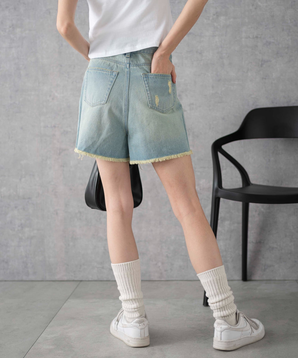 デニム淡色　モデル:161cm M着用