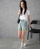 デニム淡色　モデル:161cm M着用