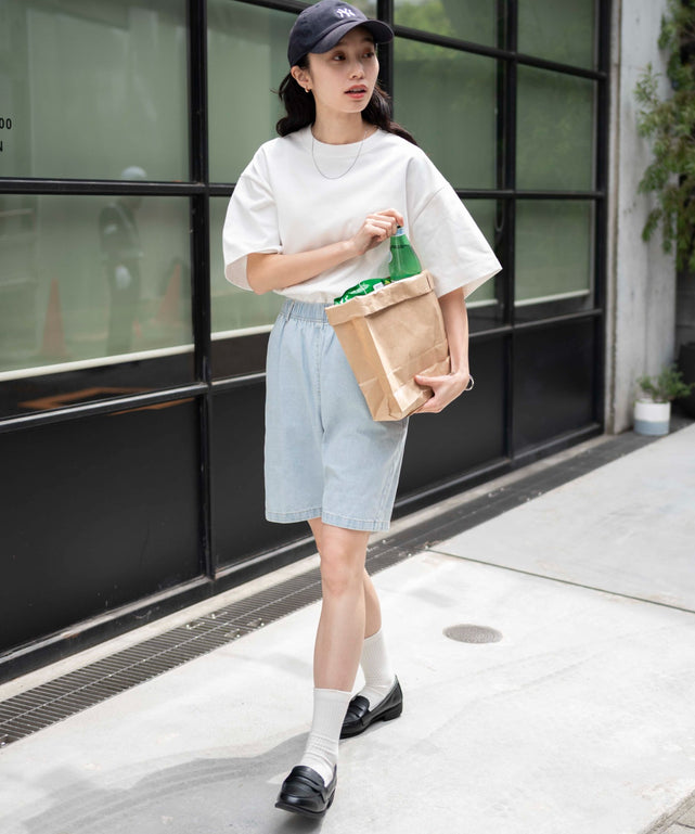 デニム淡色 モデル：161cm S着用