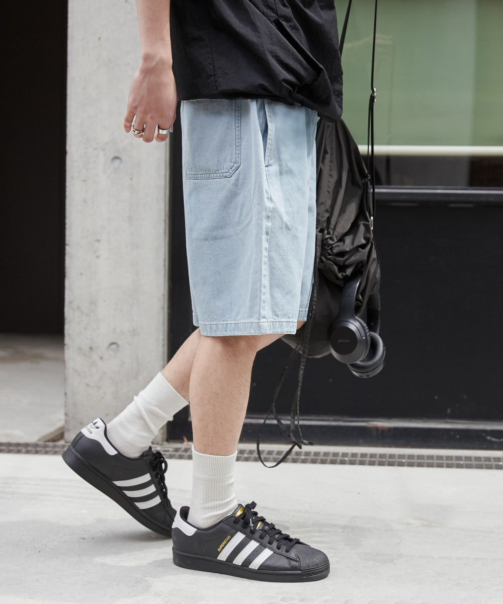 デニム淡色 モデル：172cm L着用