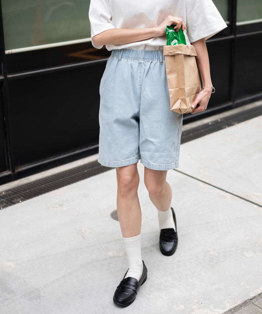 デニム淡色 モデル：161cm S着用