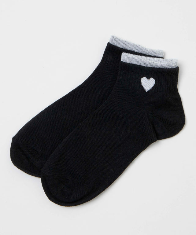 トップカラーモチーフショートソックス(23-25cm)