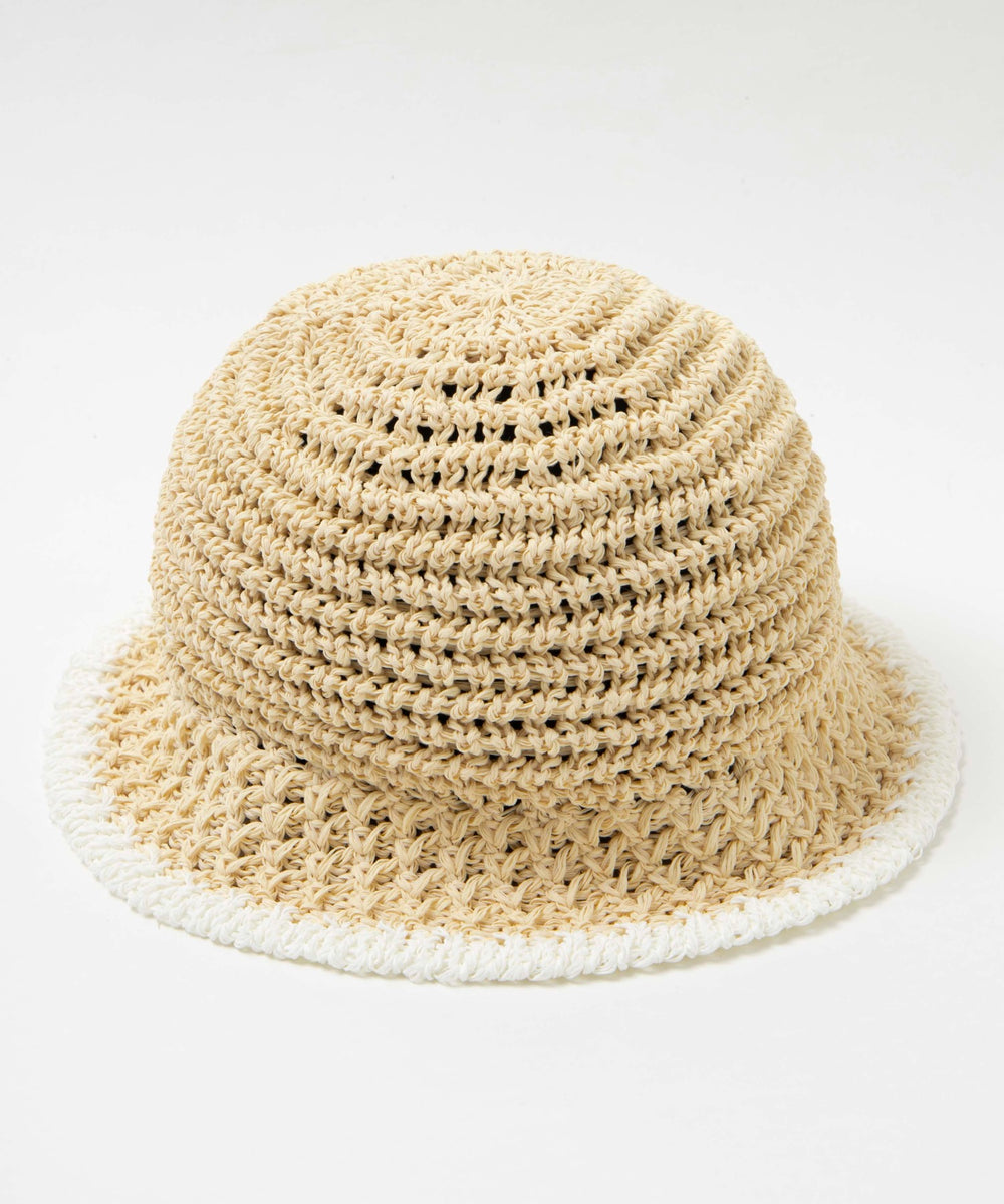 クロシェ編みハット