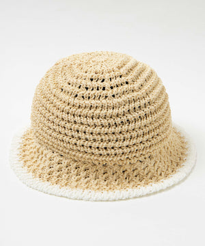 クロシェ編みハット