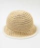 クロシェ編みハット