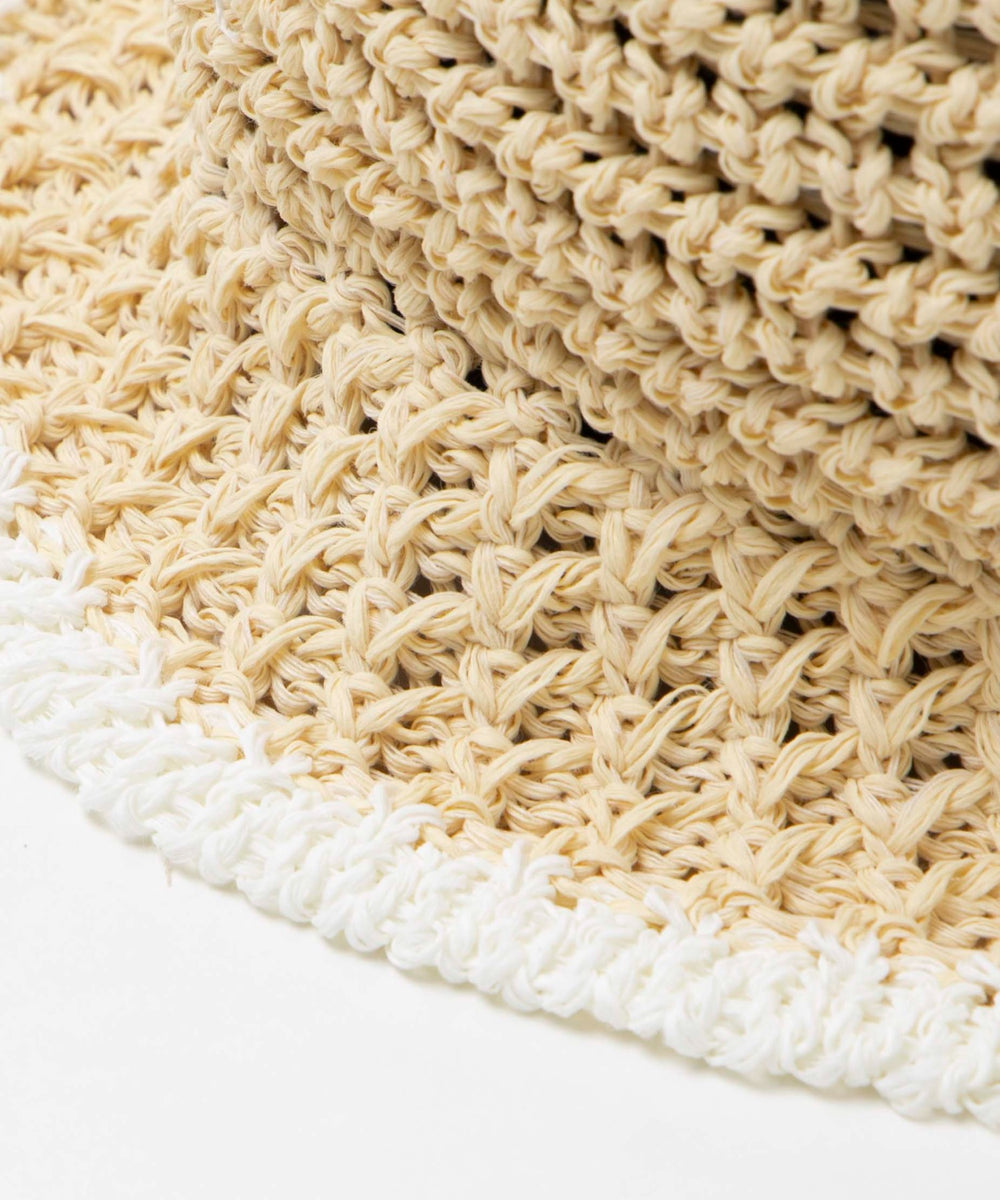 クロシェ編みハット