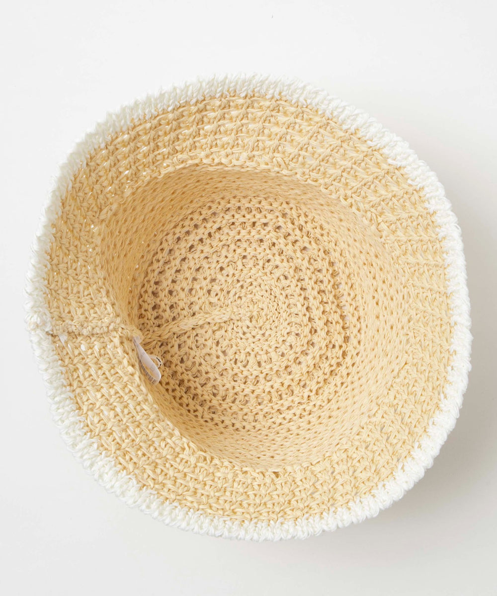 クロシェ編みハット