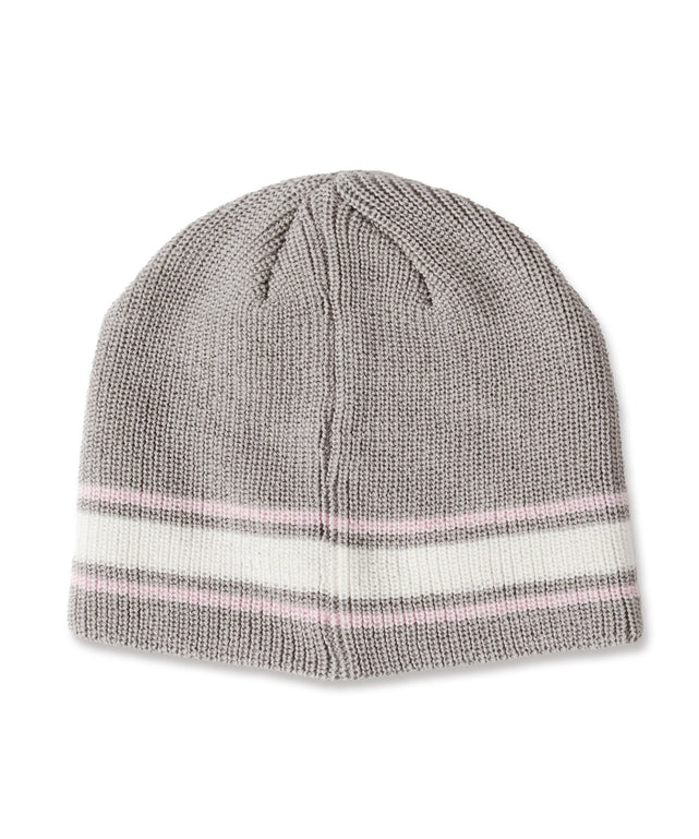 ワンポイント刺繍シングルニットワッチ