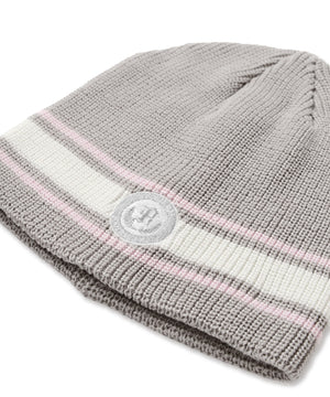 ワンポイント刺繍シングルニットワッチ