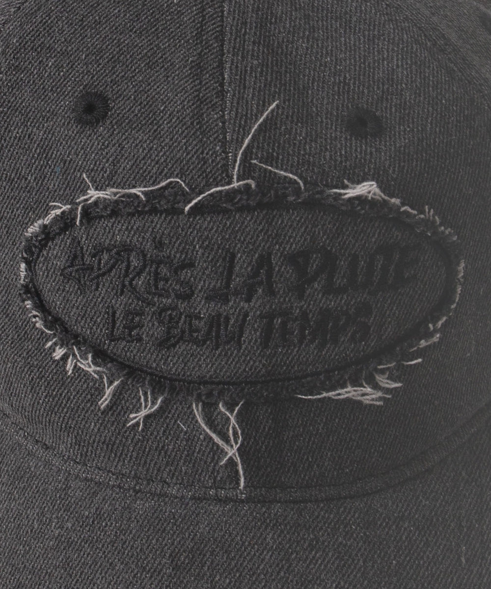 サークルフリンジロゴデニムキャップ