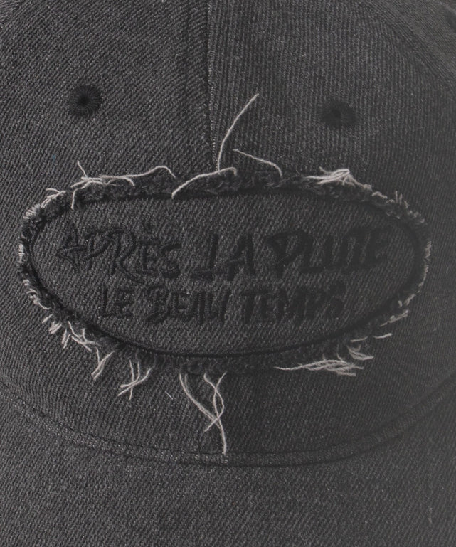 サークルフリンジロゴデニムキャップ