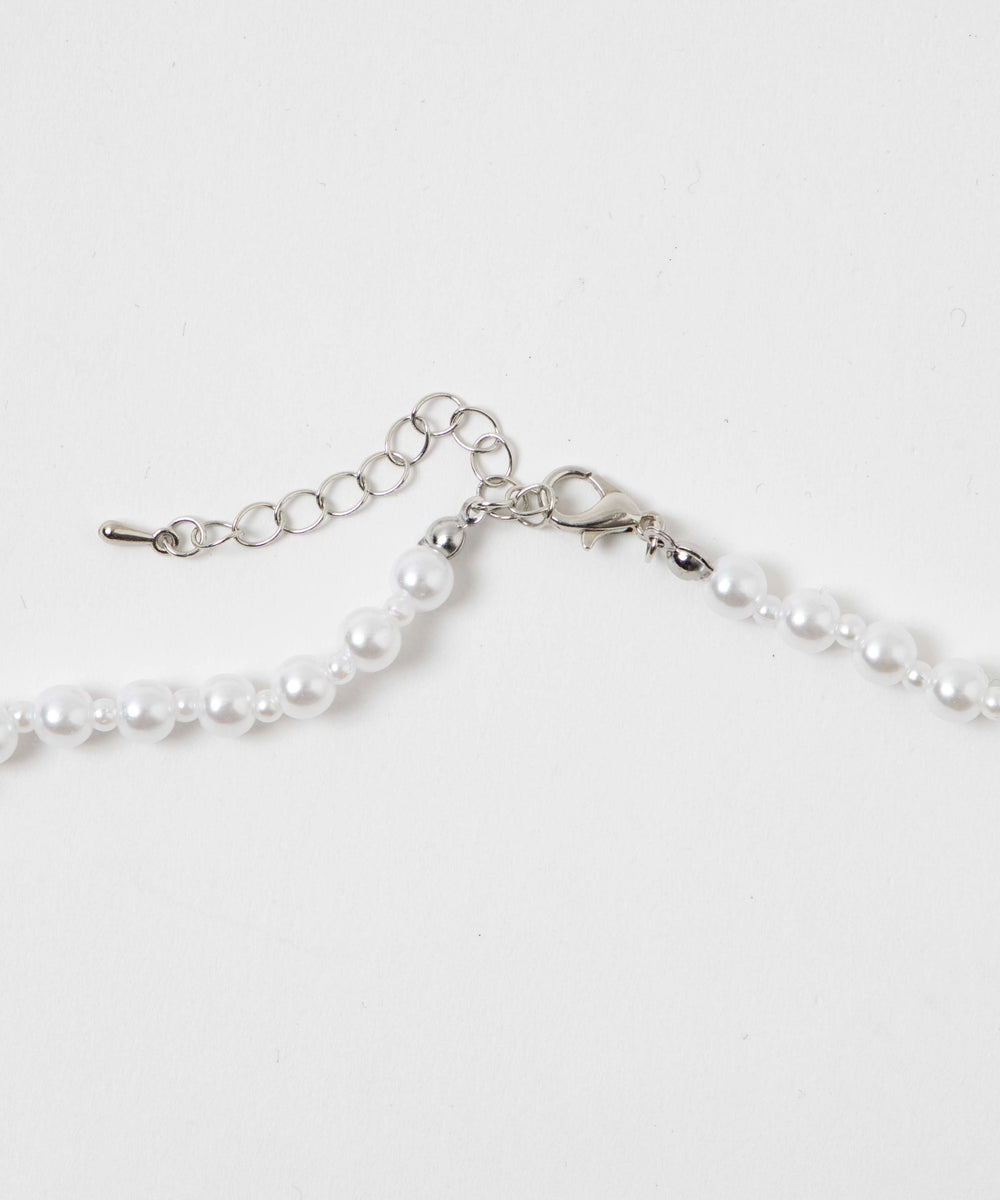 Lミニリボンパールネックレス