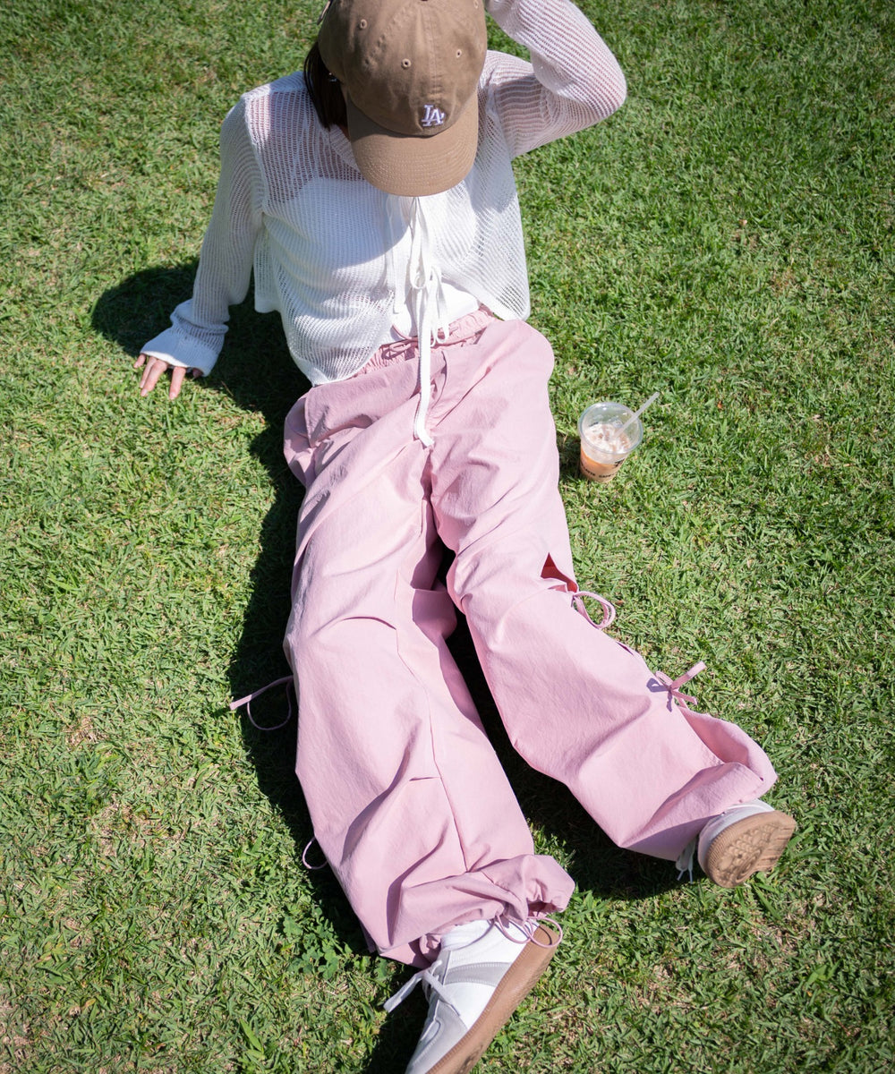 Lピンク モデル：155cm M着用