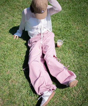 Lピンク モデル：155cm M着用