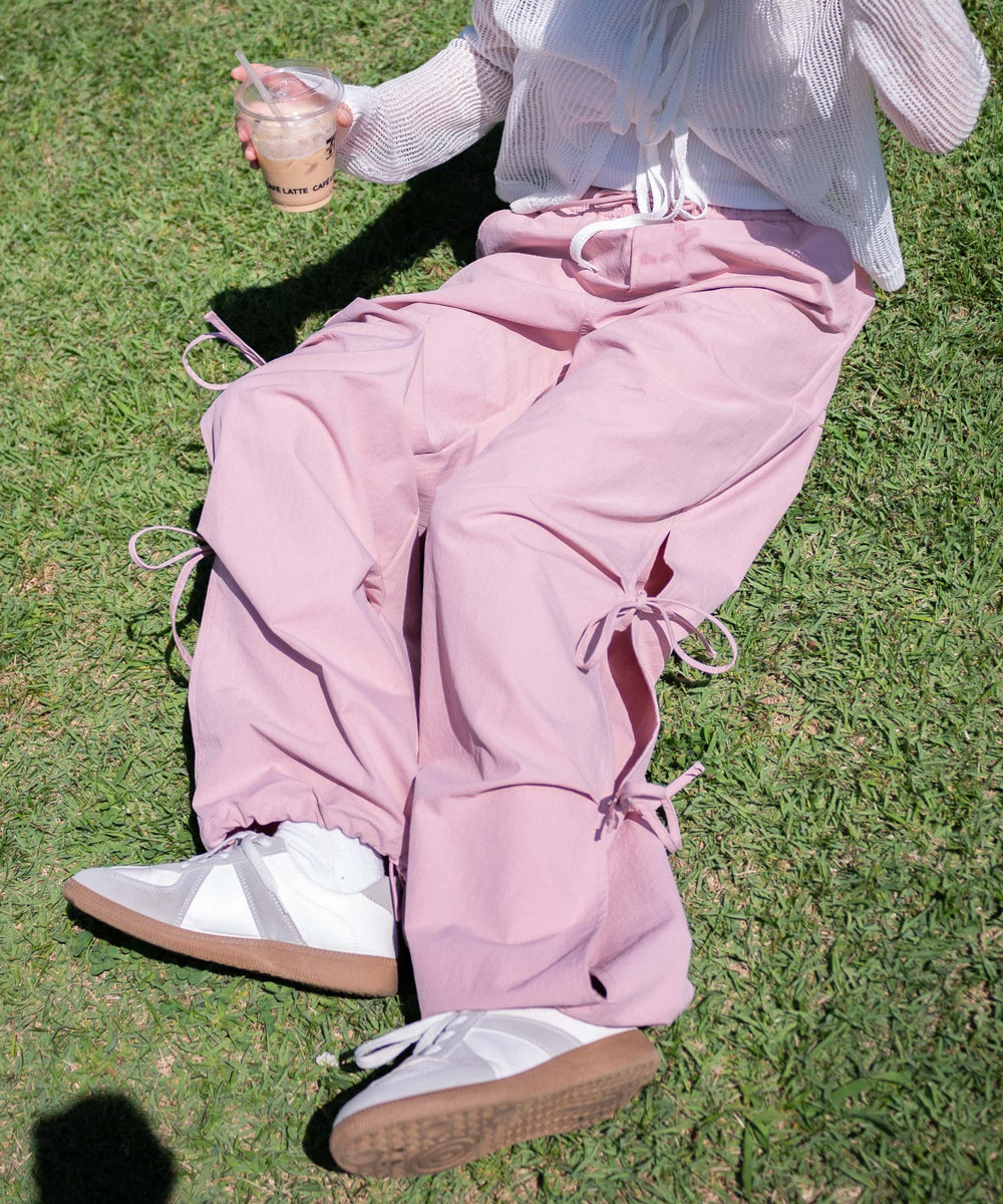 Lピンク モデル：155cm M着用