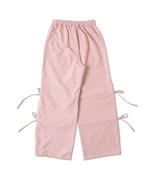 サイドリボンパラシュートパンツ