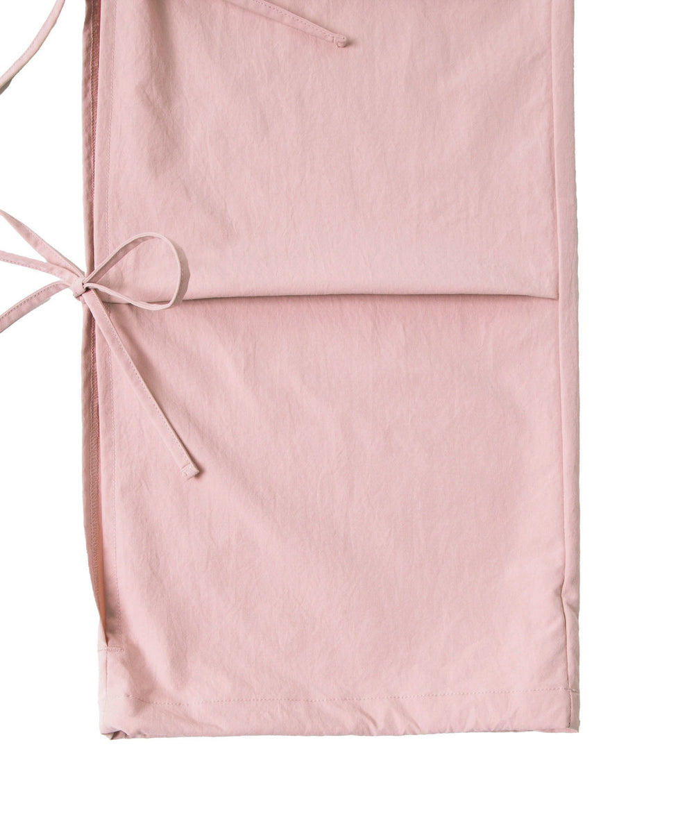 サイドリボンパラシュートパンツ