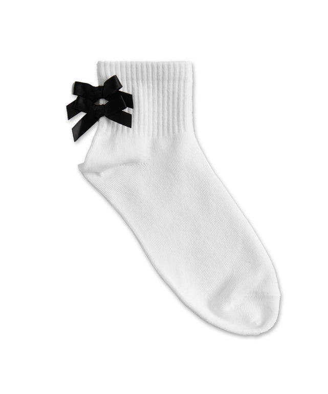 Wリボンアンクルソックス(23-25cm)