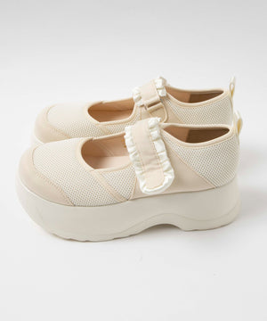 フリルベルクロシューズ