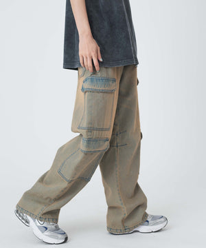 デニム淡色　モデル:161cm M着用