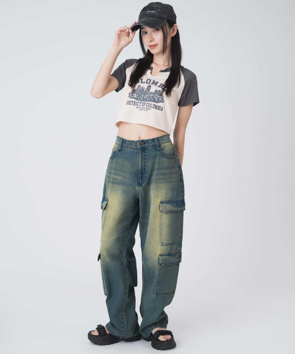 デニム　モデル:161cm M着用