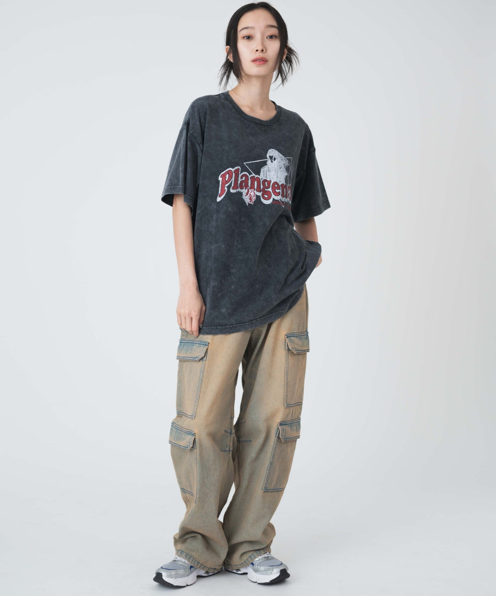 デニム淡色　モデル:161cm M着用