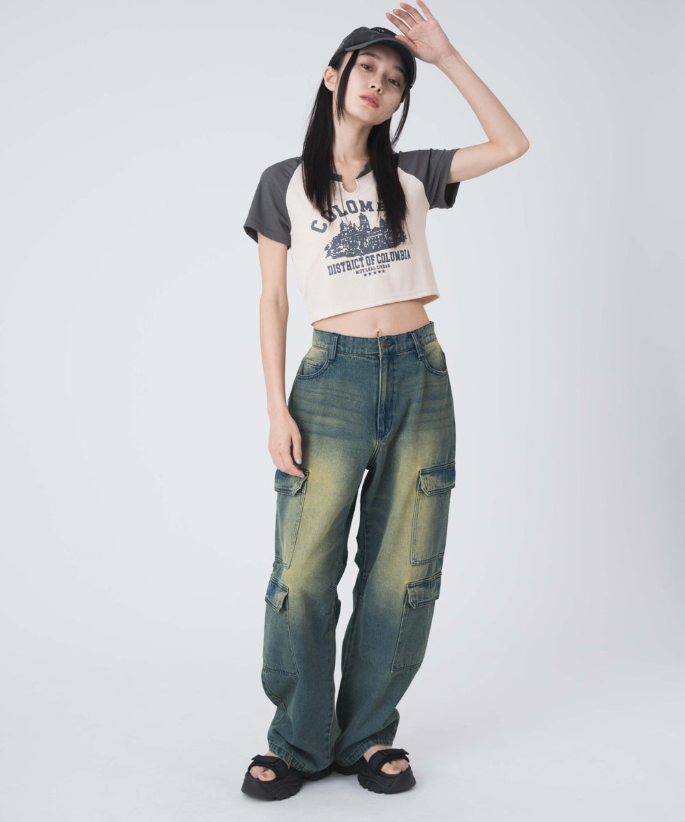 デニム　モデル:161cm M着用