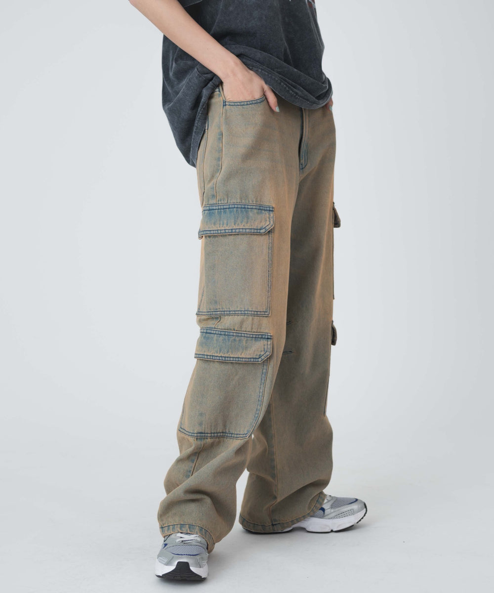 デニム淡色　モデル:161cm M着用