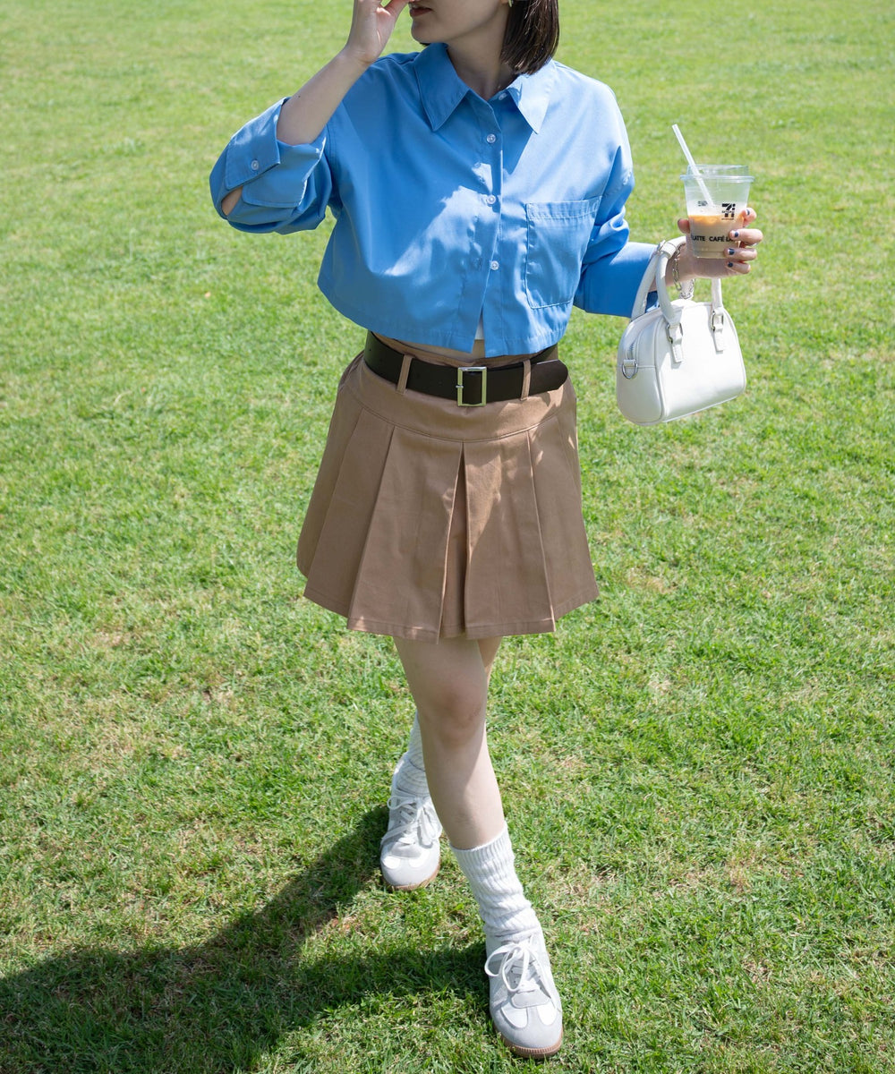 ベージュ　モデル:155cm F着用