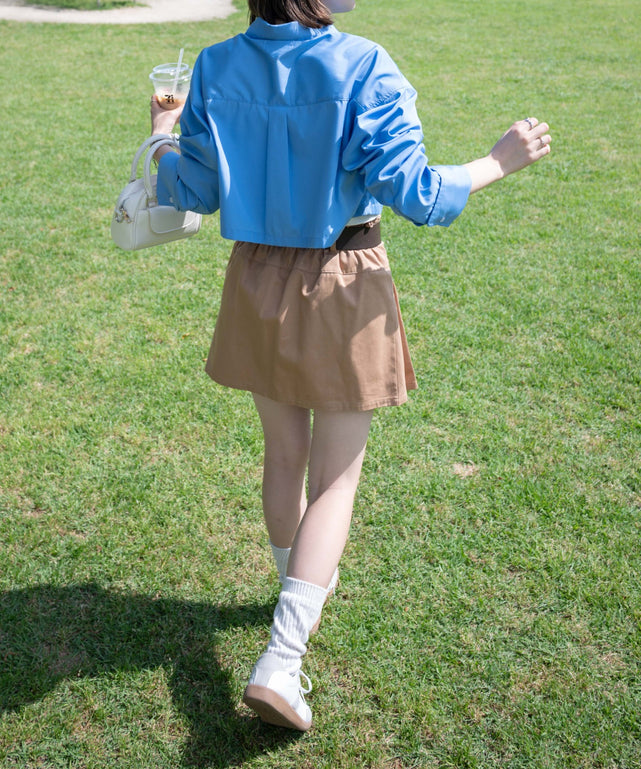 ベージュ　モデル:155cm F着用