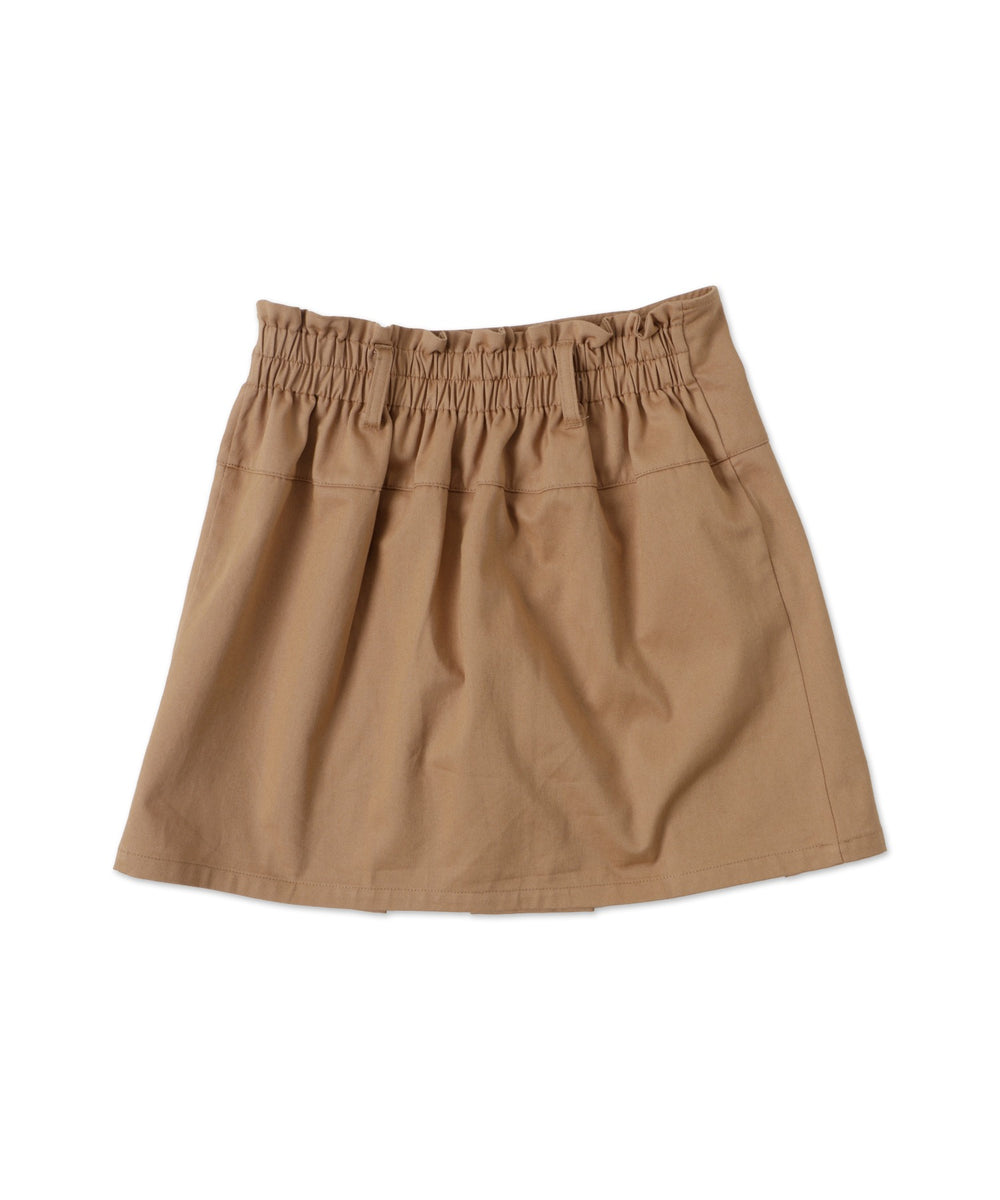 ベルト付チノプリーツスカパン