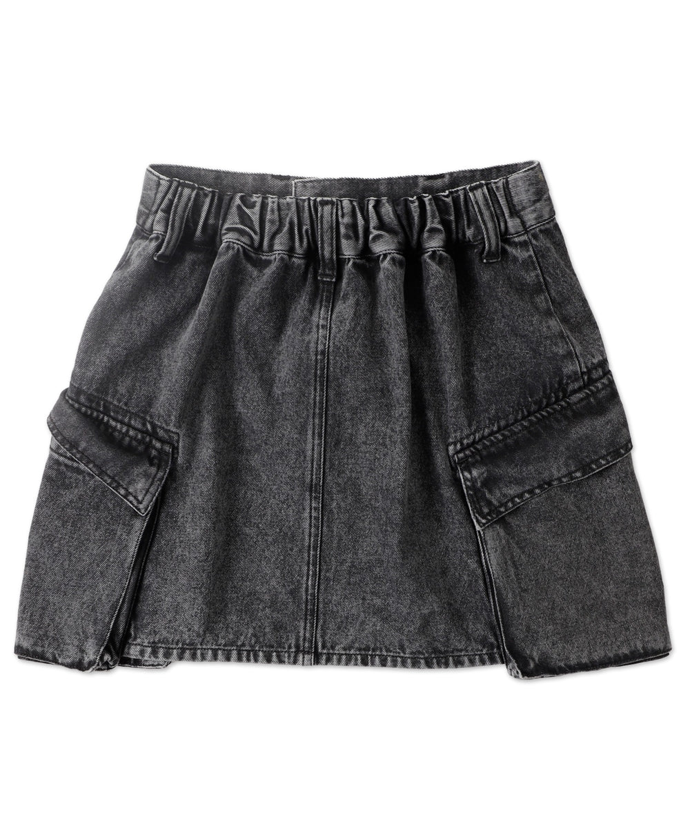 カーゴポケットデニムミニスカート