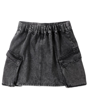 カーゴポケットデニムミニスカート