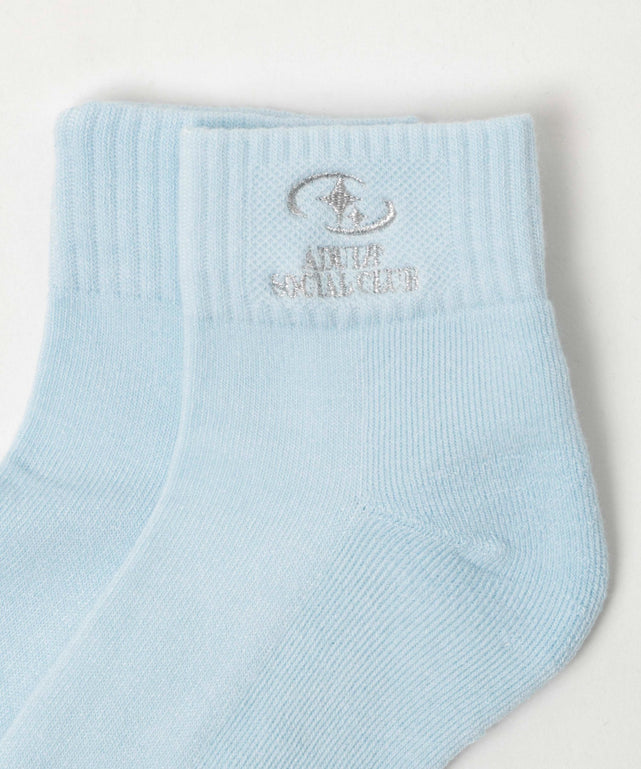 モチーフ刺繍アンクルソックス(23-25cm)