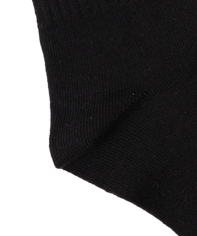 ラインモコイヌ刺繍クルーソックス(23-25cm)