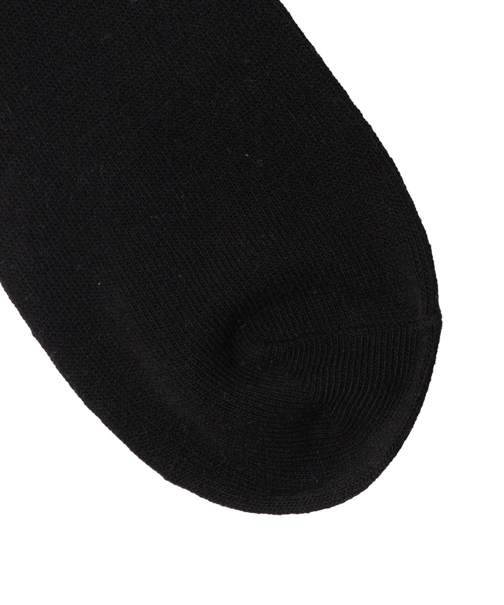 ラインモコイヌ刺繍クルーソックス(23-25cm)