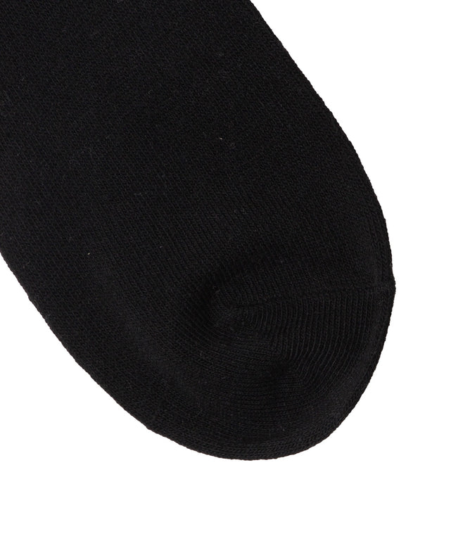 ラインモコイヌ刺繍クルーソックス(23-25cm)