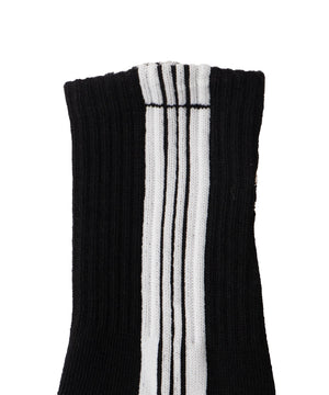 サイドラインクルーソックス(23-25cm)