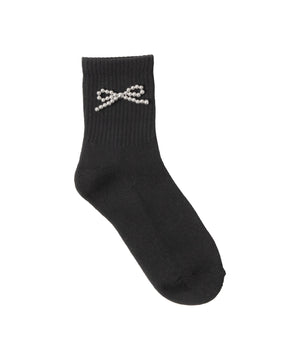 メタルリボンクルーソックス(23-25cm)