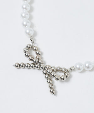 L2Pメタルリボンネックレス