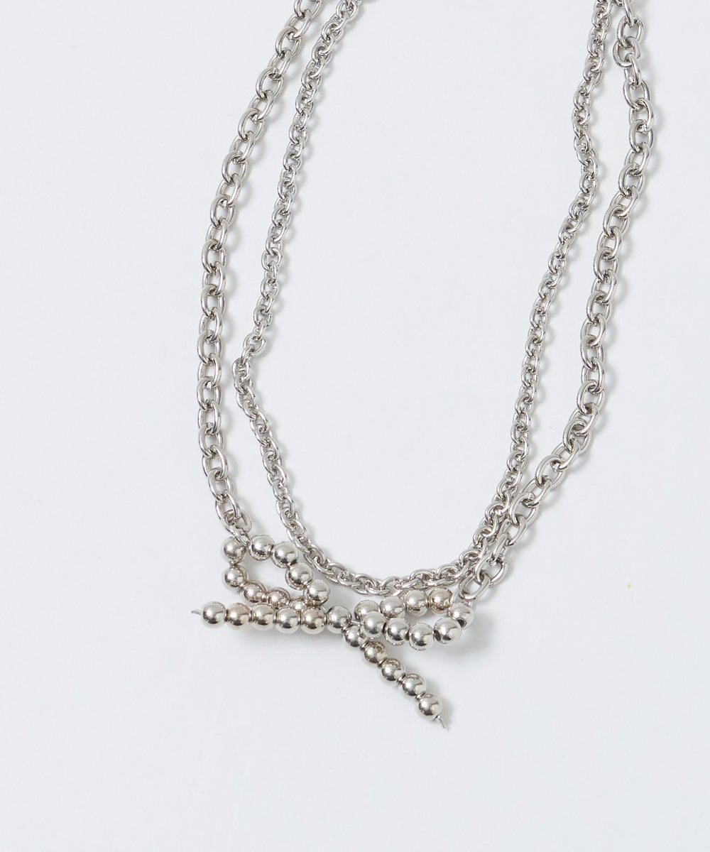 L2Pメタルリボンネックレス