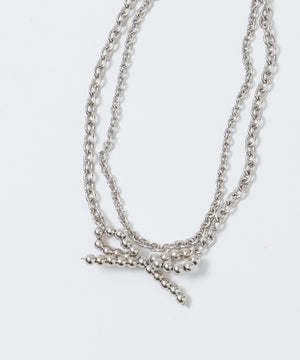 L2Pメタルリボンネックレス