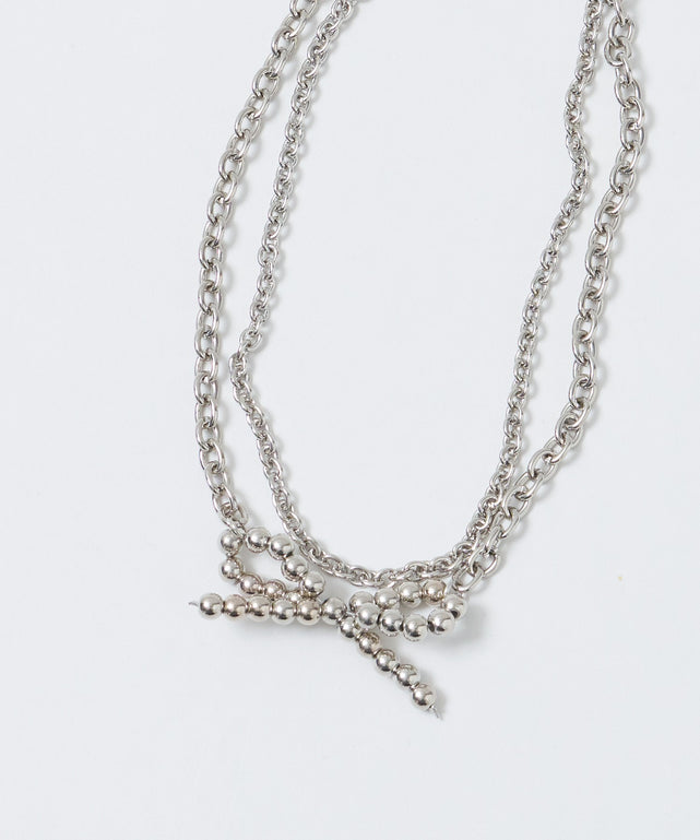 L2Pメタルリボンネックレス