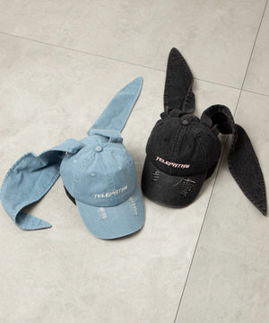 うさ耳デニムキャップ