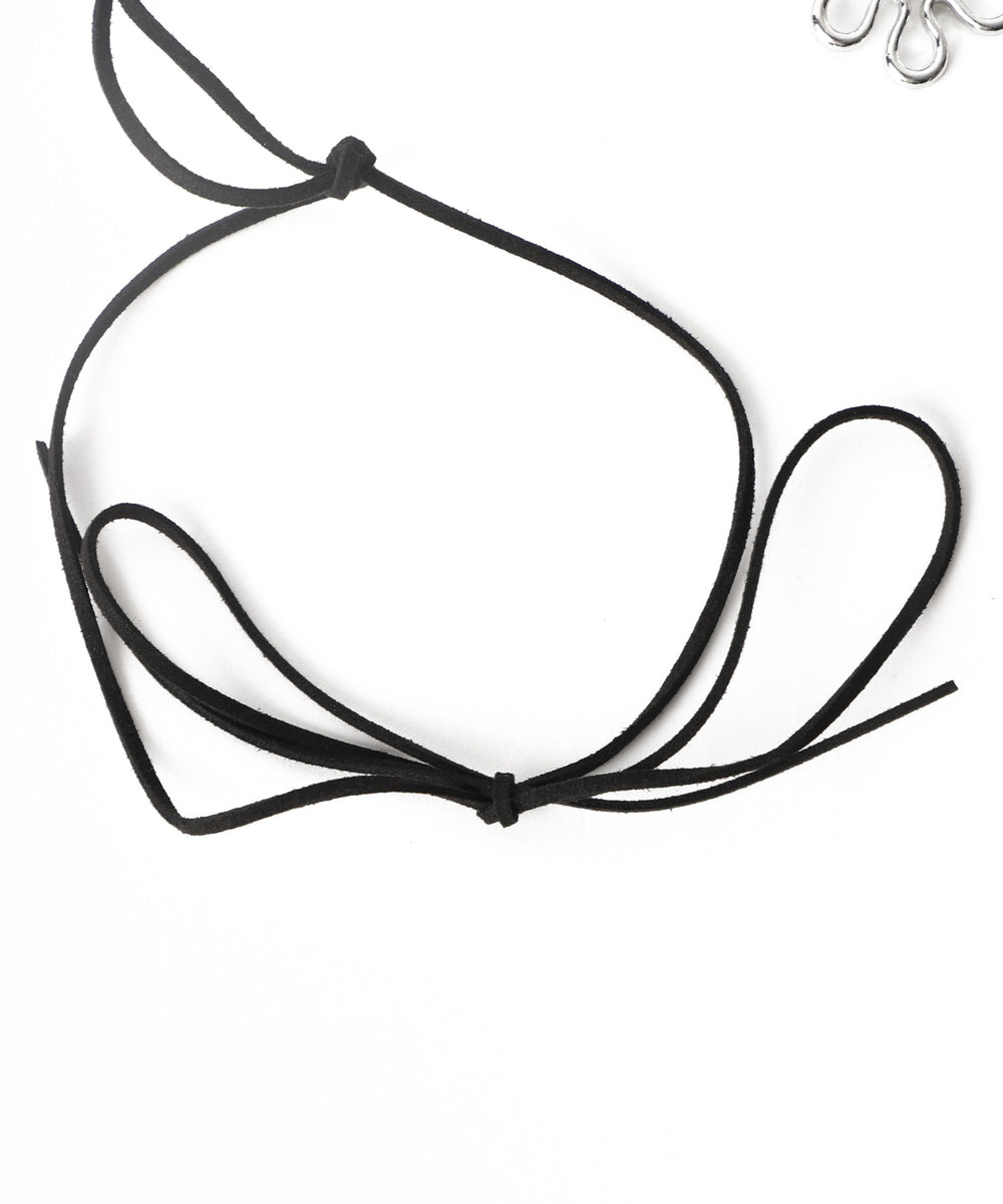 Lフラワーリボンチョーカー