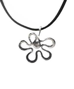 Lフラワーリボンチョーカー