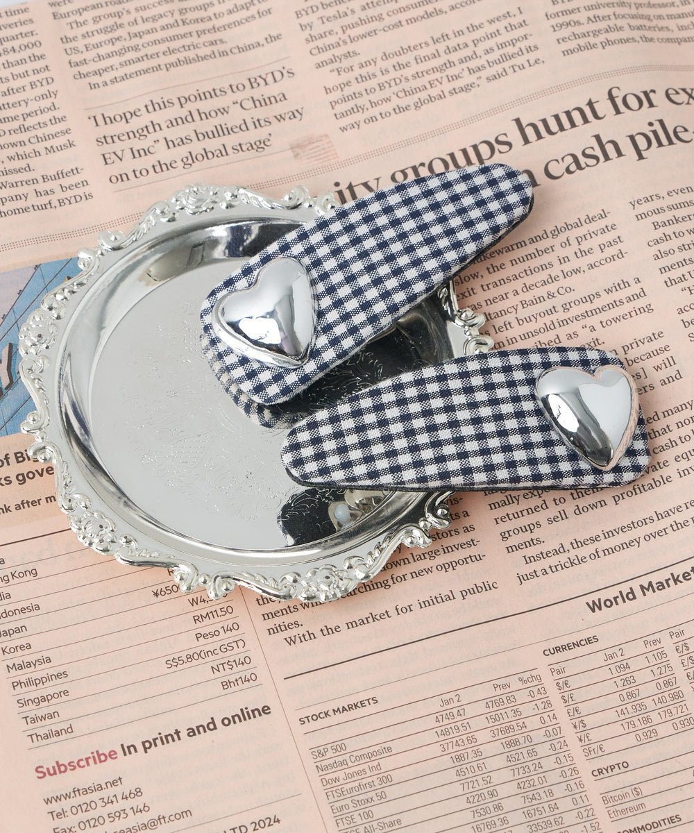 ハート×千鳥柄（柄1）