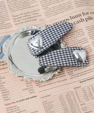 ハート×千鳥柄（柄1）