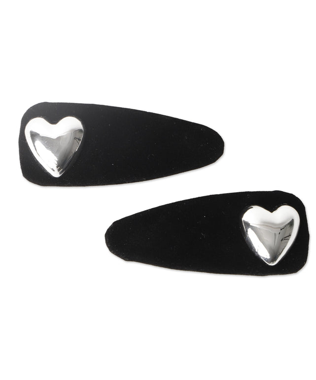 ハート×ベロアブラック（ブラックその他）