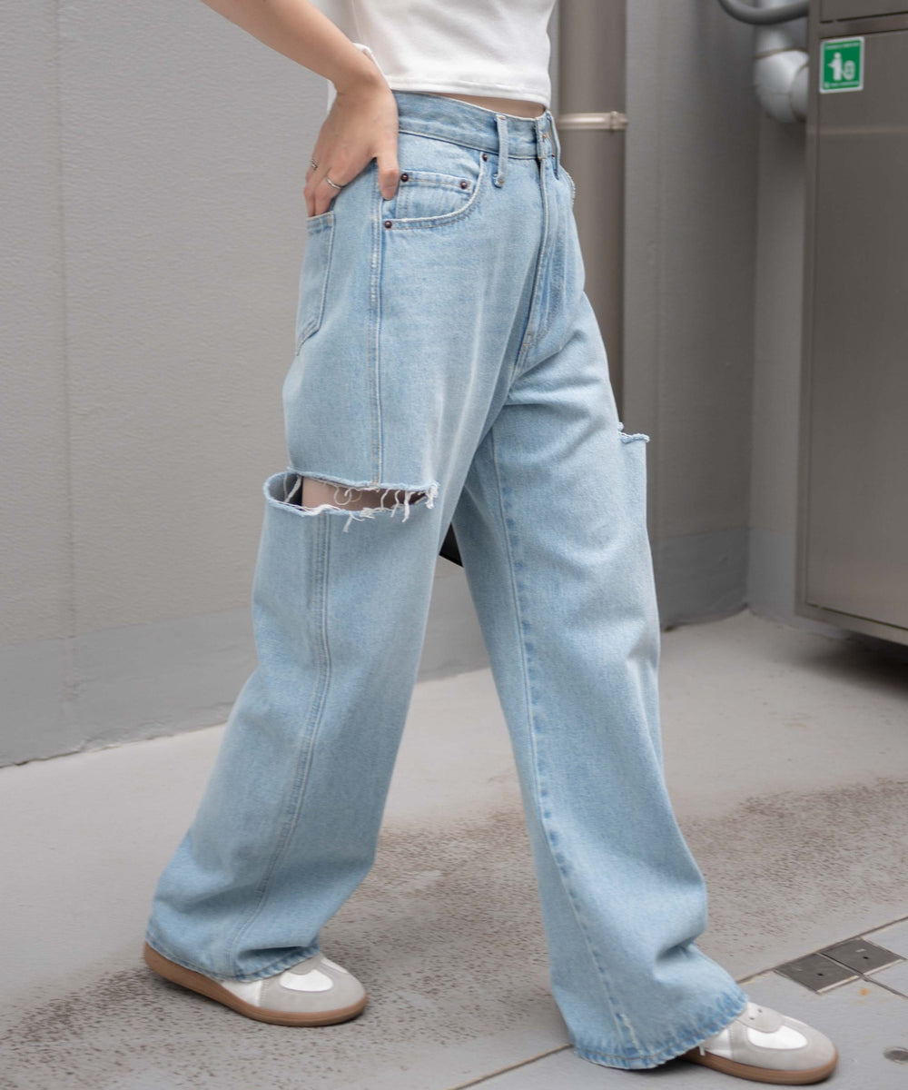 インディゴ淡 モデル：155cm M着用